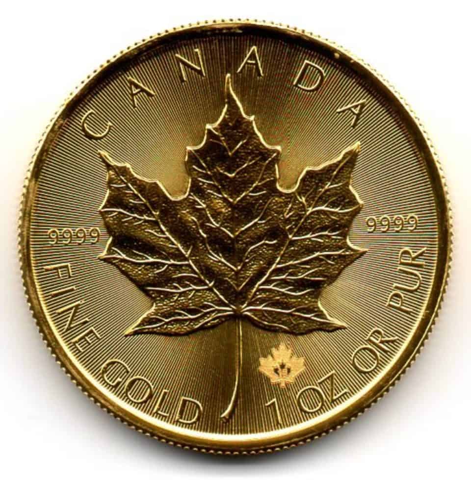 kanadan gold maple leaf