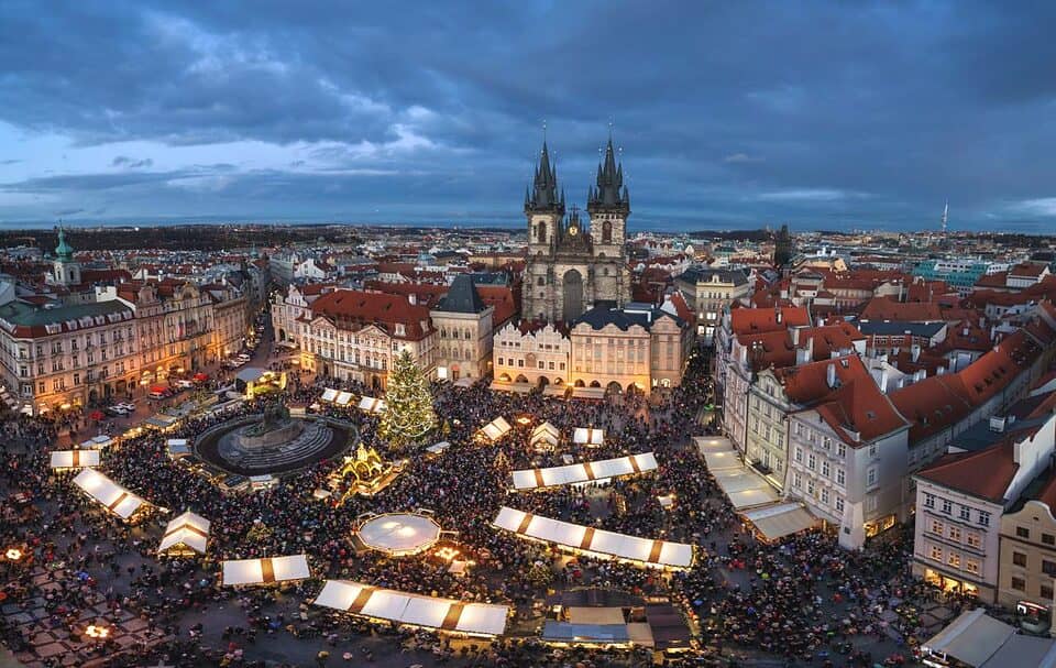 old town square in prague