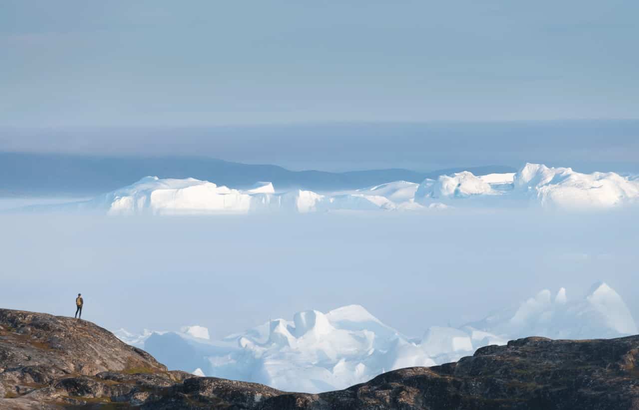 jäätikkö grönlannissa
